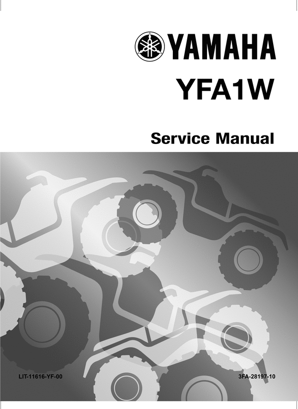 Product picture 2004 2005 2006 2007 2008 2009 2010 2011 2012 2013 Yamaha Grizzly 125_all YFM125 ATV models Service Manual